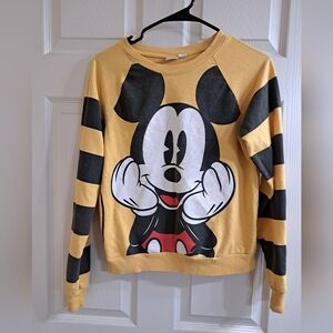 RARE Vintage Disney Mickey Mouse Acrylic Knit  Graphic Sweater  S/P Mickey & Co.